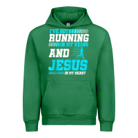 Emerald Christian Runner Half Marathon Running Race Jesus Gift Urban Hoodie - trangStudio