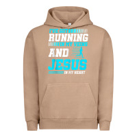 Pigment Burro Christian Runner Half Marathon Running Race Jesus Gift Urban Hoodie - trangStudio
