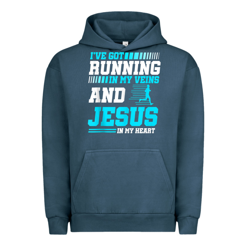 Christian Runner Half Marathon Running Race Jesus Gift Urban Hoodie by trangStudio | Teevron