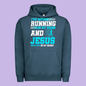 Christian Runner Half Marathon Running Race Jesus Gift Urban Hoodie Designed By Trangstudio