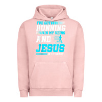 Pigment Salmon Christian Runner Half Marathon Running Race Jesus Gift Urban Hoodie - trangStudio