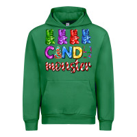 Emerald candy monster with jelly bear Urban Hoodie - AdoDesignShop