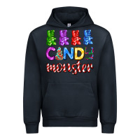 Navy candy monster with jelly bear Urban Hoodie - AdoDesignShop