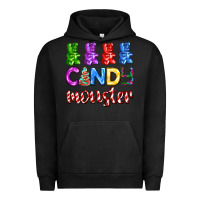 Pigment Black candy monster with jelly bear Urban Hoodie - AdoDesignShop