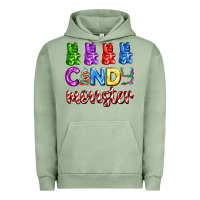 Pigment Oil Green candy monster with jelly bear Urban Hoodie - AdoDesignShop
