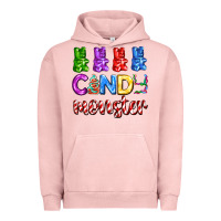 Pigment Salmon candy monster with jelly bear Urban Hoodie - AdoDesignShop