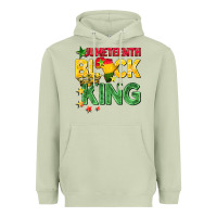 Matcha juneteenth black king Heavyweight Hoodie - BarkalooDesign