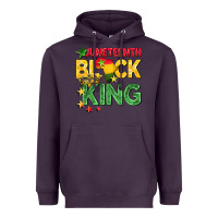 Plum juneteenth black king Heavyweight Hoodie - BarkalooDesign
