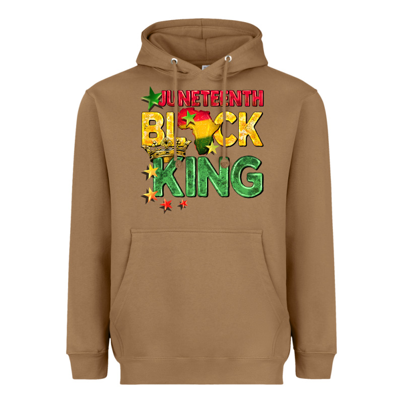 Juneteenth Black King Heavyweight Hoodie by BarkalooDesign | Teevron