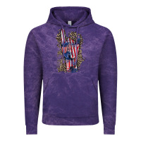 Cloud Purple Freedom rock hand 4th of july Vintage Hoodie - CowGirlArtShop