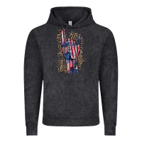 Vintage Black Freedom rock hand 4th of july Vintage Hoodie - CowGirlArtShop