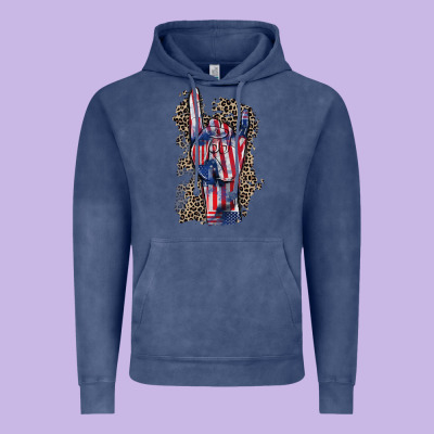 Freedom Rock Hand 4th Of July Vintage Hoodie Designed By Cowgirlartshop