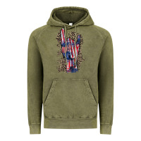 Vintage Olive Freedom rock hand 4th of july Vintage Hoodie - CowGirlArtShop