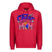 Cardinal Cheer Mom Premium Hoodie - CowhideDigitalArt
