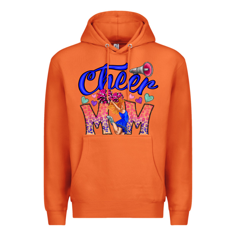 Cheer Mom Premium Hoodie by CowhideDigitalArt | Teevron