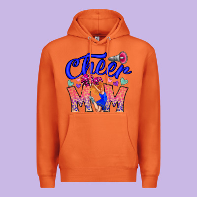 Cheer Mom Premium Hoodie Designed By Cowhidedigitalart