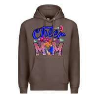 Coffee Cheer Mom Premium Hoodie - CowhideDigitalArt