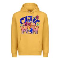 Mustard Cheer Mom Premium Hoodie - CowhideDigitalArt