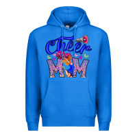 True Royal Cheer Mom Premium Hoodie - CowhideDigitalArt