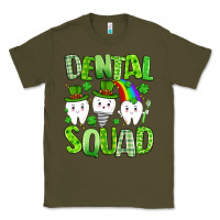 Army Green st. patricks day dental squad Classic Tee - Artiststas