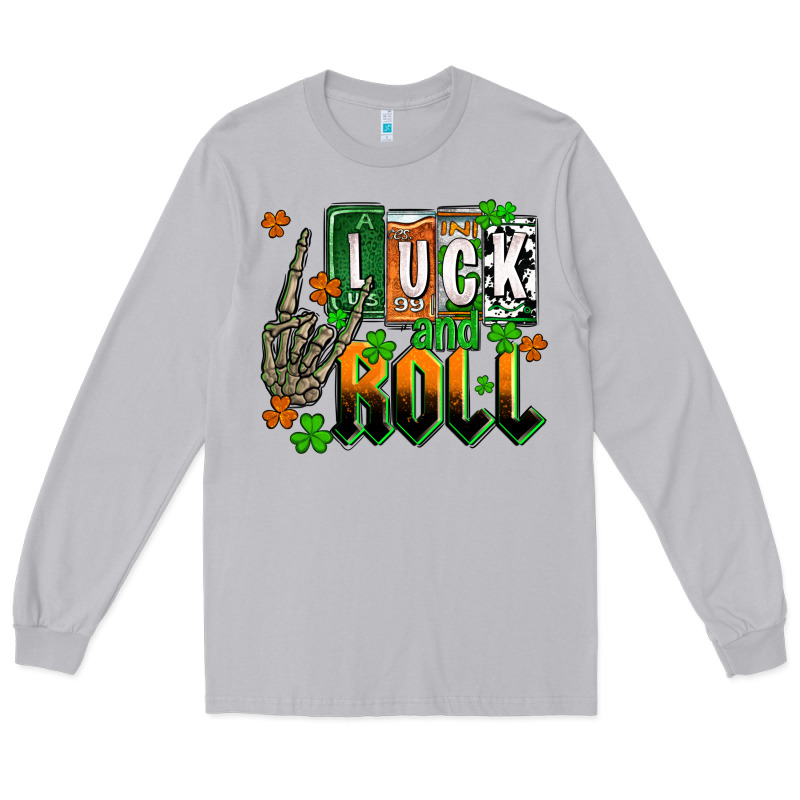 St. Patrick's Luck And Roll Long Sleeve Tee by OliviaCreatesArt | Teevron
