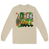 Mushroom St. Patrick's Luck and roll Long Sleeve Tee - OliviaCreatesArt