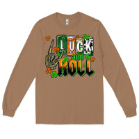 Toasted Coconut St. Patrick's Luck and roll Long Sleeve Tee - OliviaCreatesArt