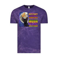 Cloud Purple when witches go riding Vintage Tee - CowGirlArtShop