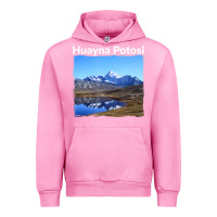 Fuchsia Pink Bolivia Huayna Potosi Mountain Andes Art Urban Hoodie - trangStudio