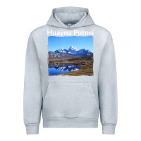 Heather Grey Bolivia Huayna Potosi Mountain Andes Art Urban Hoodie - trangStudio