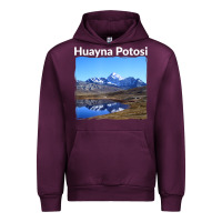 Mauve Wine Bolivia Huayna Potosi Mountain Andes Art Urban Hoodie - trangStudio