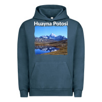 Pigment Midnight Navy Bolivia Huayna Potosi Mountain Andes Art Urban Hoodie - trangStudio