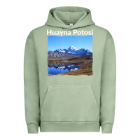 Pigment Oil Green Bolivia Huayna Potosi Mountain Andes Art Urban Hoodie - trangStudio