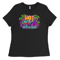 Black Hot wife summer Ladies Tee - NancyCooperArtShop