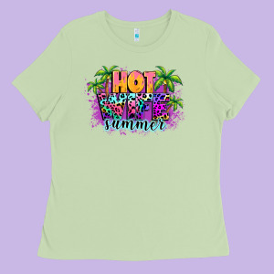 Hot Wife Summer Ladies Tee Designed By Nancycooperartshop