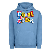Pigment Pebble Blue Cereal Killer For The Cereal Lovers In Your Family Urban Hoodie - trangStudio