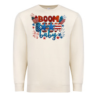 Sandshell boom boom baby 4th of july Premium Sweatshirt - BarkalooDesign