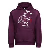 Mauve Wine stay woke freddy krueger Urban Hoodie - trangStudio