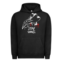 Pigment Black stay woke freddy krueger Urban Hoodie - trangStudio