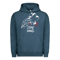 Pigment Midnight Navy stay woke freddy krueger Urban Hoodie - trangStudio