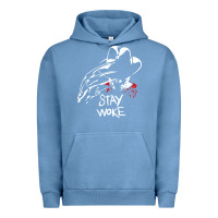 Pigment Pebble Blue stay woke freddy krueger Urban Hoodie - trangStudio