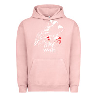 Pigment Salmon stay woke freddy krueger Urban Hoodie - trangStudio