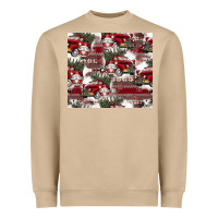 Mushroom vintage christmas car pattern Heavyweight Sweatshirt - CowhideDigitalArt