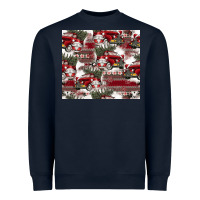 Vintage Christmas Car Pattern Heavyweight Sweatshirt | Teevron