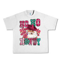 Lunar Rock ho ho howdy santa pink christmas Urban Heavy Tee - CowGirlArtShop