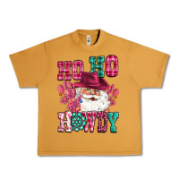 Peanut Butter ho ho howdy santa pink christmas Urban Heavy Tee - CowGirlArtShop