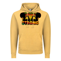 Vintage Mustard My history is strong Vintage Hoodie - HowdyJamesFarm