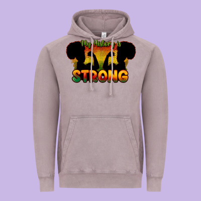 My History Is Strong Vintage Hoodie Designed By Howdyjamesfarm
