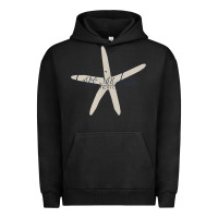 Pigment Black CABO SAN LUCAS Mexico Souvenir Travel Gift Starfish Urban Hoodie - trangStudio
