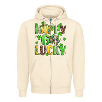 Sandshell happy go lucky Zipper Hoodie - Artiststas